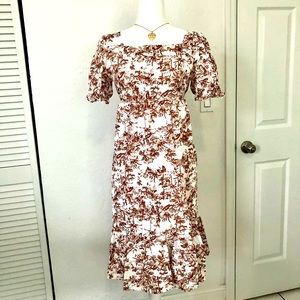 A Forest Printed Dress